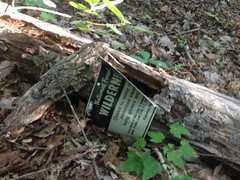Downed Wilderness Boundary Sign 