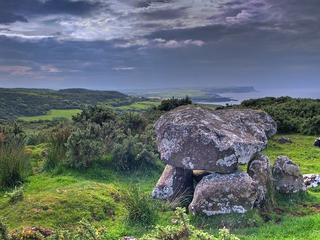 magheraboy passage tomb HDR