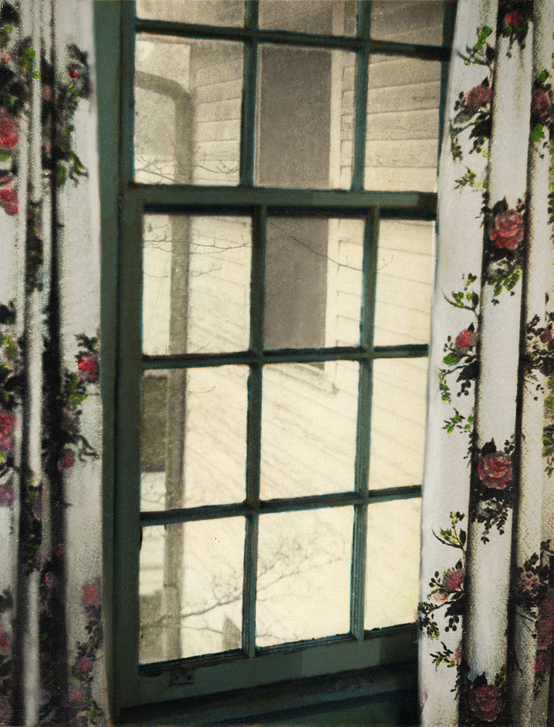 Window with Old Curtains, Broad St., Augusta, GA 1970s