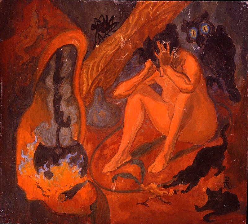 Paul Ranson - Witches in Saturnalia, 1891