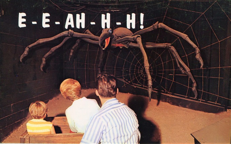 Carniverous Spider, Superstition Mountain Mine-Ride, Legend City, Arizona