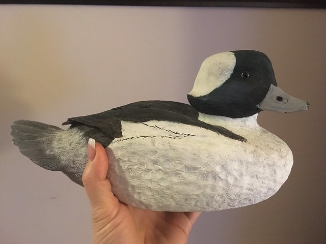 A duck my grandpa carved