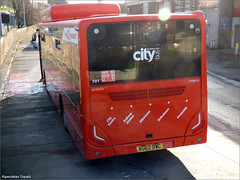 Plymouth Citybus 701 AU62DWC