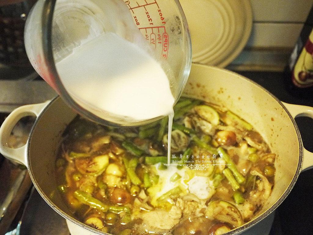 孤身廚房-滿滿新鮮香料版的泰式綠咖哩雞26