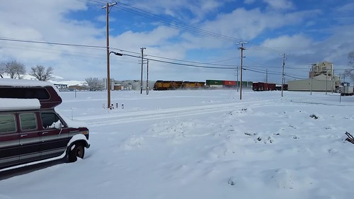 Trains in the Snow