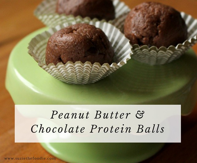Peanut Butter & Chocolate Protein Balls