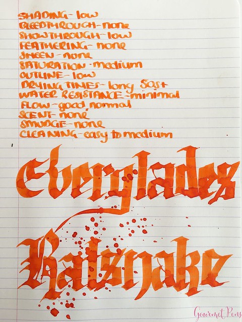 Ink Shot Review Bookbinders Everglades Ratsnake @AndersonPens 5