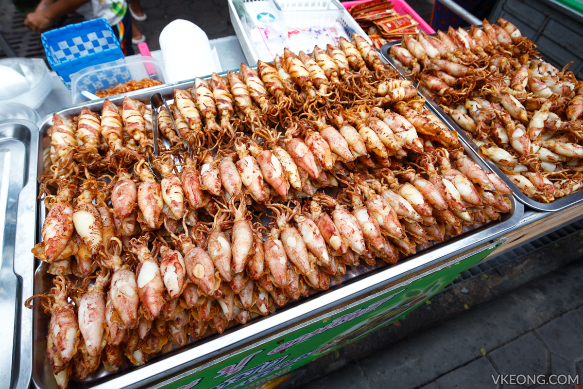 Lan Pho Fish Market Pattaya Grilled Baby Squid