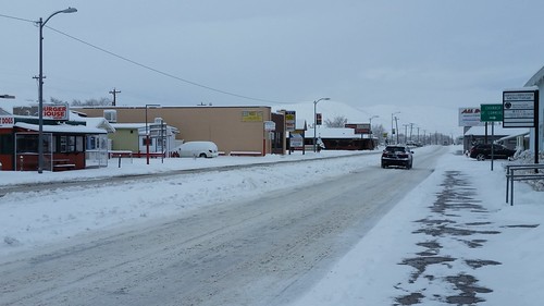 Downtown Fernley in the Snow