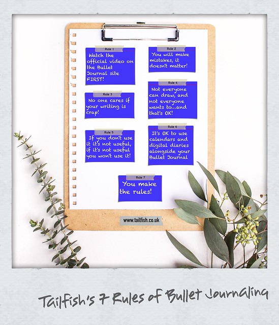 Tailfish's 7 Rules of Bullet Journaling
