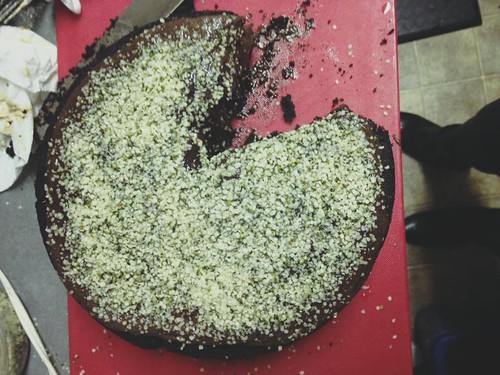 Chocolate Beet Cake with Hemp Seeds by AJ (Dec 21 2015)