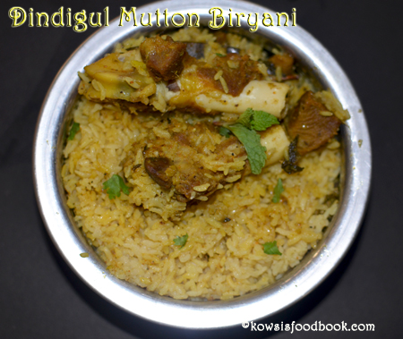 Thalapakkatti Style Mutton Biryani Recipe