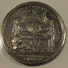 1759 Demise of Princess Anna Medal reverse