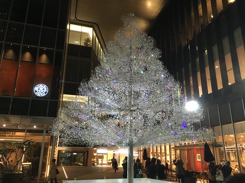 東京ガーデンテラスのクリスマスツリー 2016