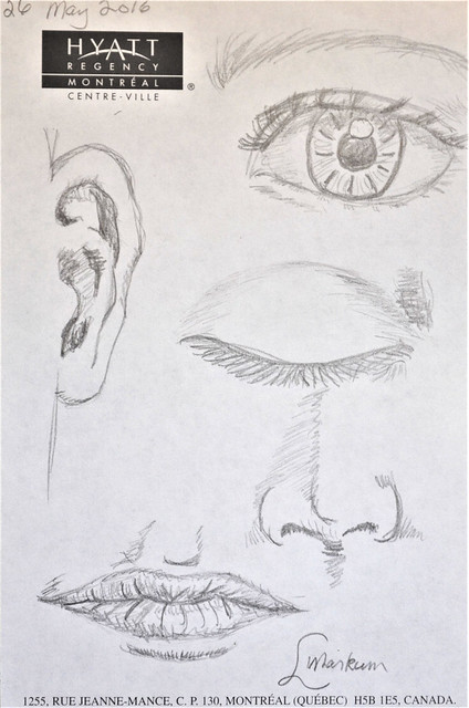 Facial Feature Sketches