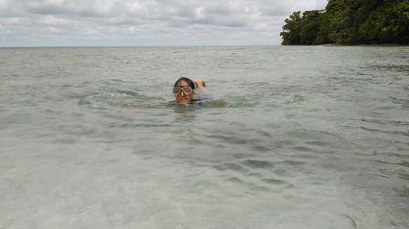 snorkling di pulau opak