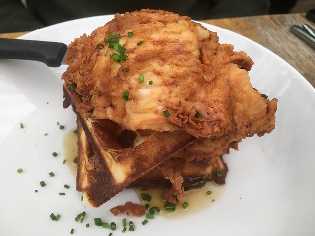 Buttermilk fried chicken and waffles - Starbelly