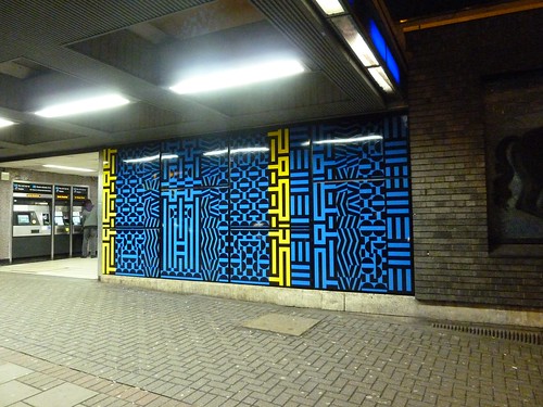 New decoration at Blackhorse Road tube station