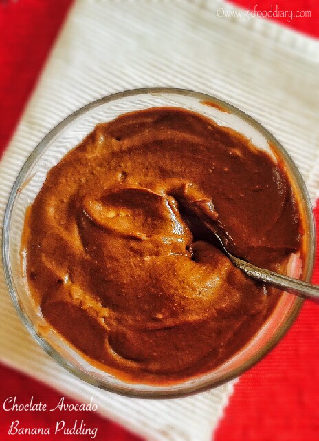 Chocolate Avocado Banana Pudding Recipe for Kids3