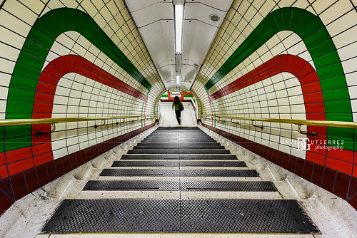 "Smart Colour" Piccadilly Circus Underground Station, London, UK