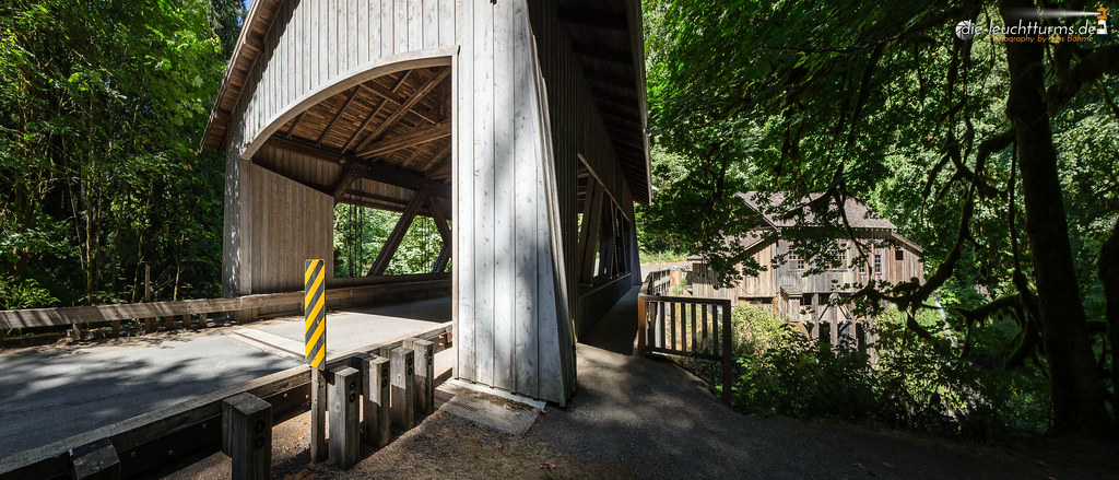 Covered Bridge and Cedar Greek Grist Mill