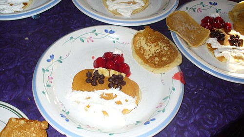Santa Pancakes in honor of St. Nicholas Day