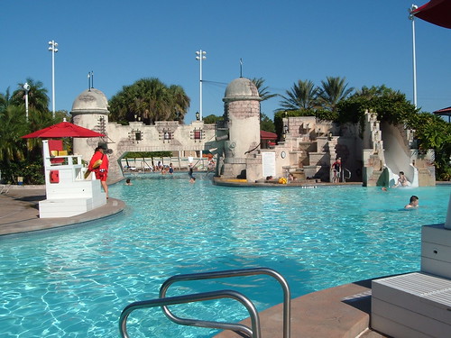 Pool at Walt Disney World Caribbean Beach Club Resort