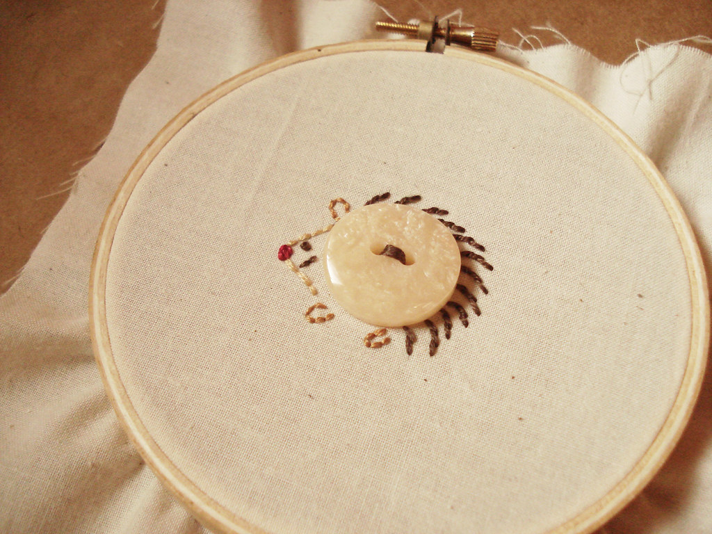 Button Buddies embroidery project