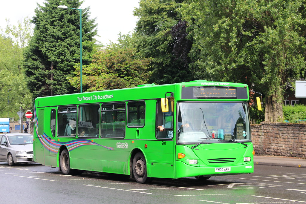 Nottingham City Transport 201 YN04 AMK on Locallink L53