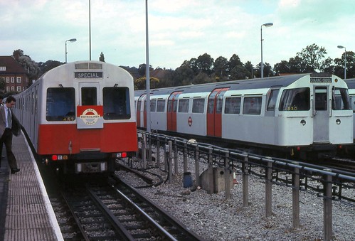 D Stock and 1972 MkII Tube Stock at Stanmore