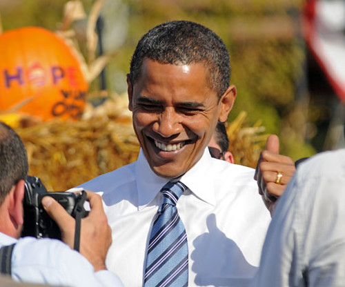 Final pre-election visit by Barack Obama to Iowa.
