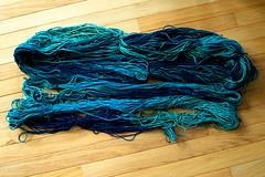 overdyed yarn