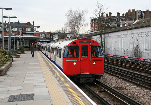 1972 MkII Tube Stock at West Hampstead