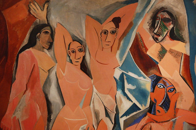 Détail des Demoiselles d'Avignon, Pablo Picasso, 1907