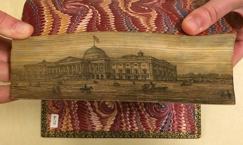 The American capital fore-edge painting