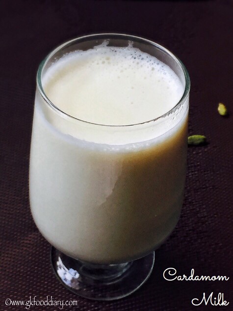 Cardamom Milk Recipe for Babies, Toddlers and Kids4