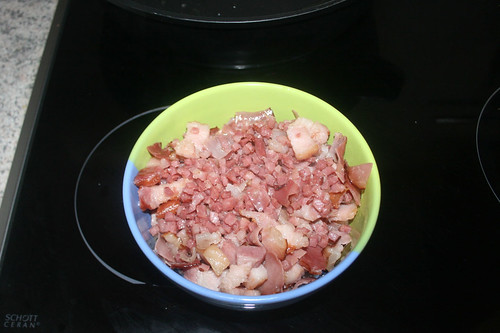 29 - Fleisch aus Pfanne entnehmen / Remove meat from pan