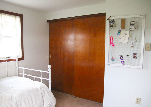 Stained Closet Doors