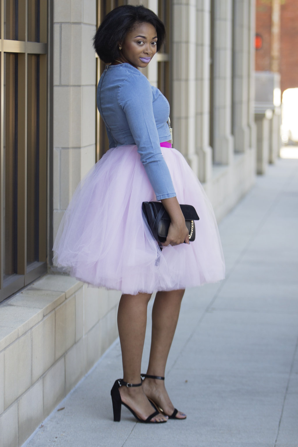 louisiana fashion blogger, black block heels
