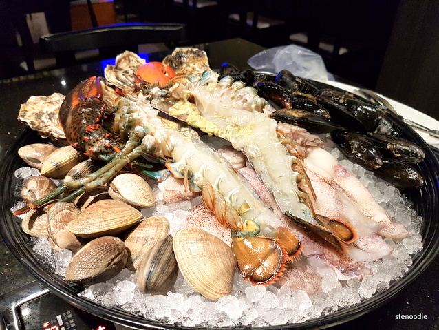Seafood platter for Combo B