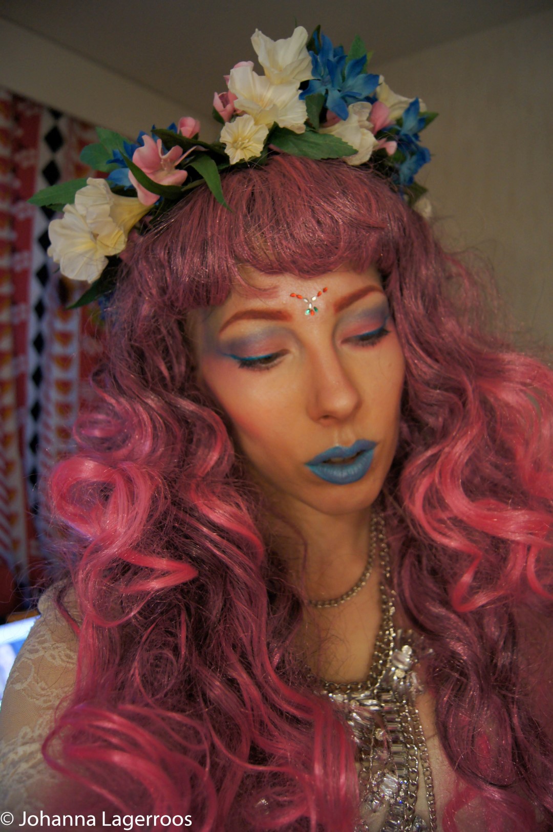 colorful makeup
