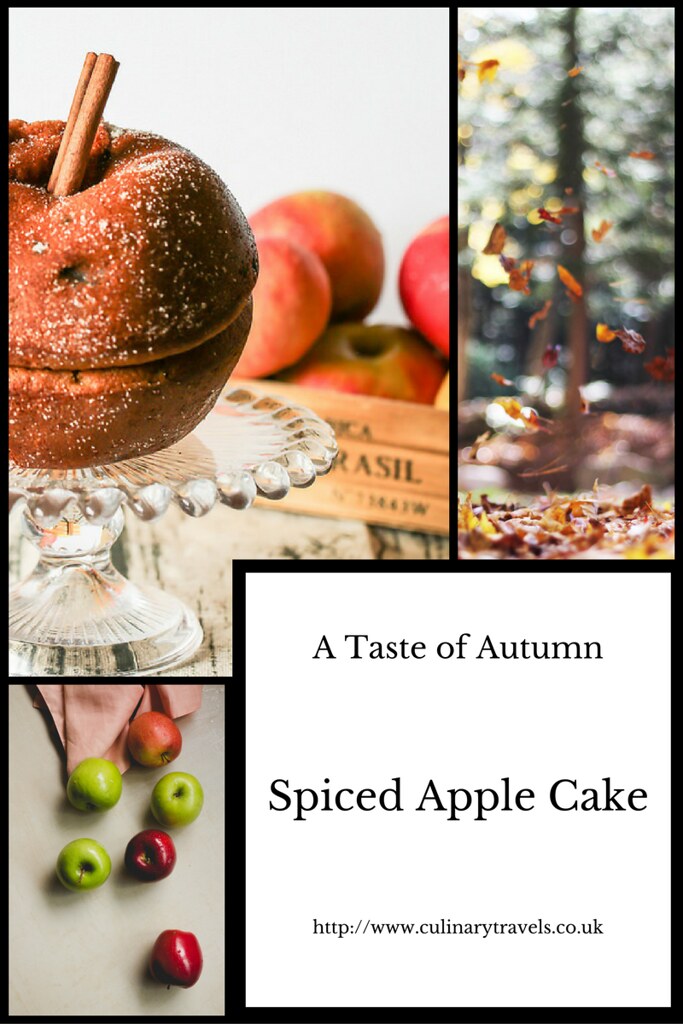 Georgina Ingham | Culinary Travels Photograph (Pin) Autumnal Spiced Apple Cake - A true taste of Fall