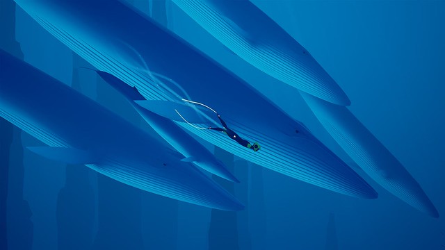 Abzu - Swimming with Whales