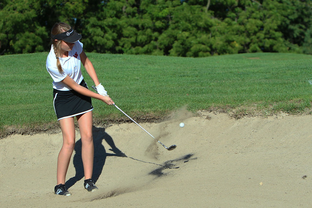 Girl's golf at Metros