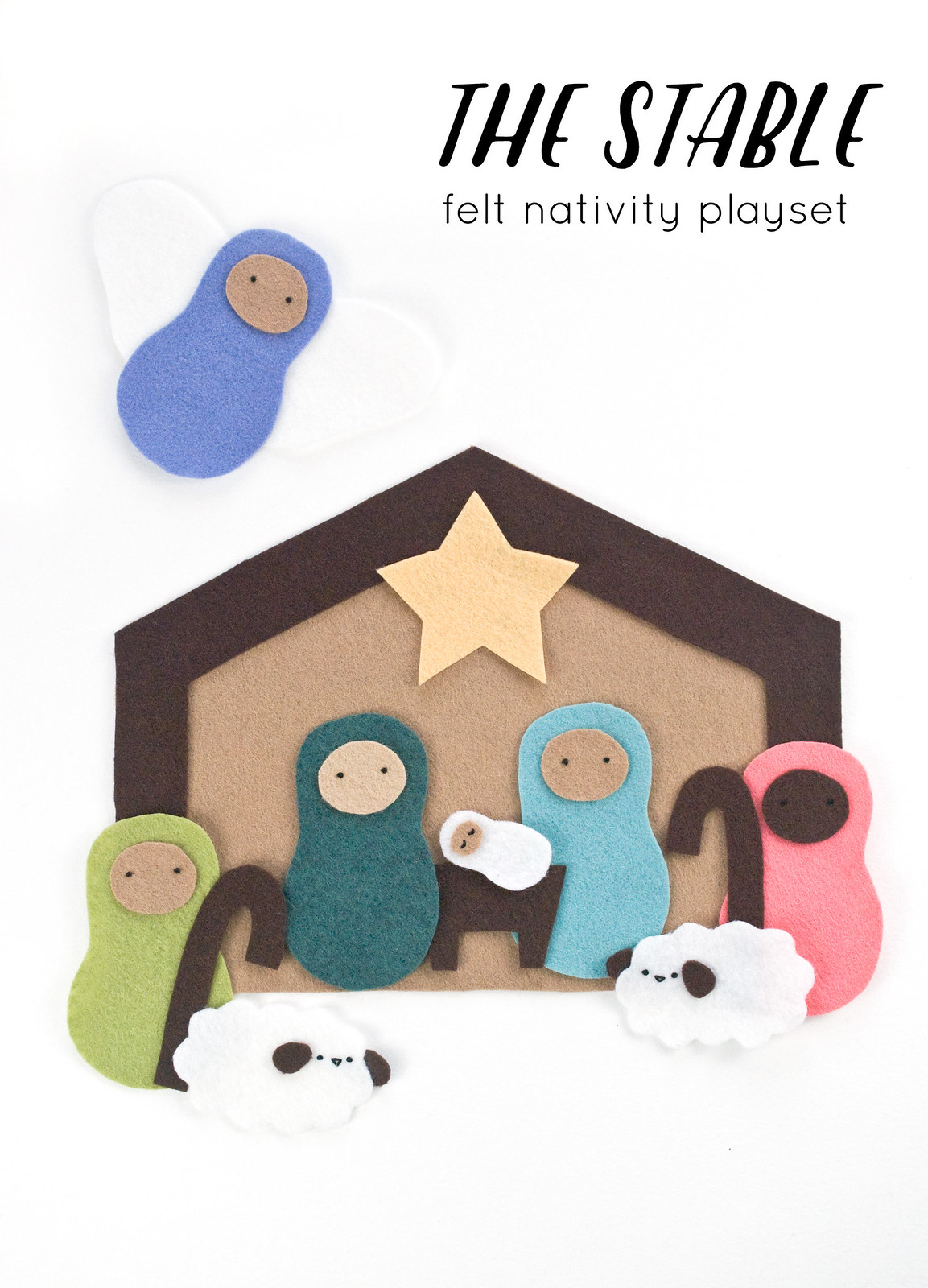 The Stable - Felt Nativity Playset