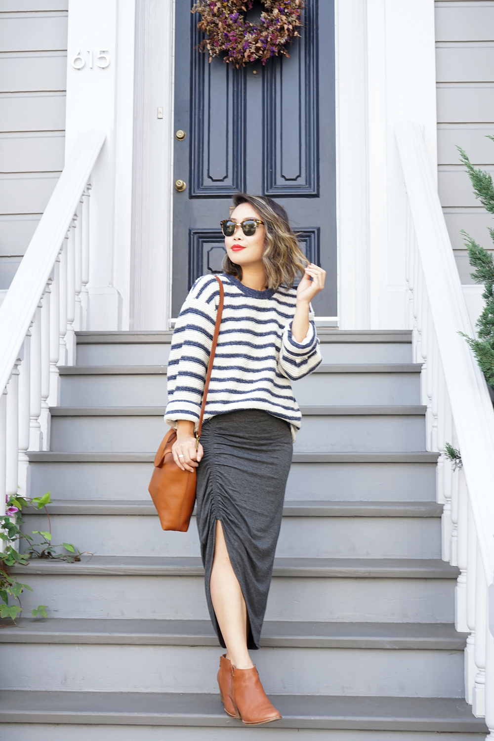 06amourvert-stripes-knit-skirt-madewell-leather-sf-style-fashion