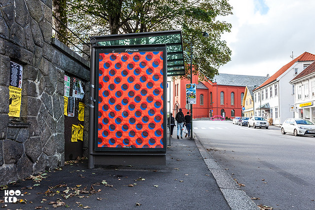 Adbusting with street artist NDA on the streets of Stavanger, Norway