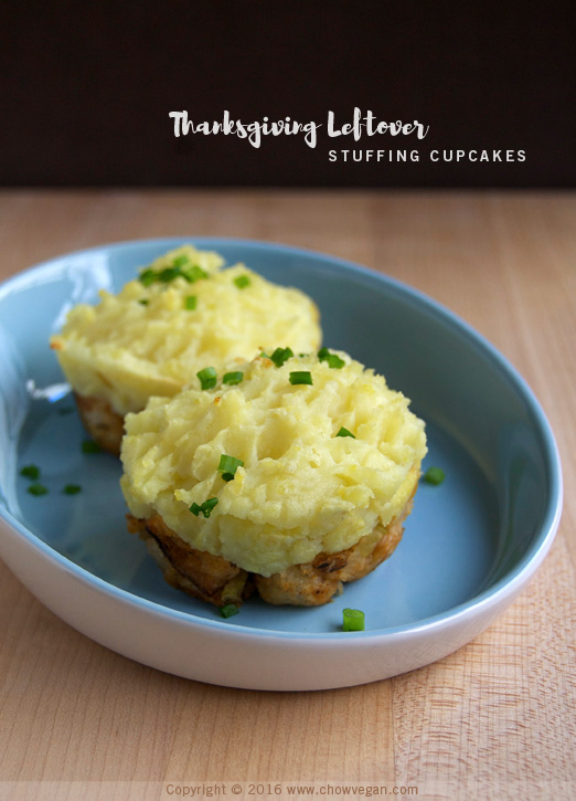 Thanksgiving Leftover Stuffing Cupcakes