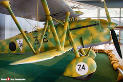 C1-328 3-6 24 - 328 - Italian Air Force - Hispano HA-132 Chirri FIAT CR.32 - Italian Air Force Museum Vigna di Valle, Italy - 160614 - Steven Gray - IMG_0048_HDR