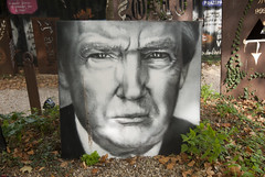 Donald Trump, painted portrait _DDC9085